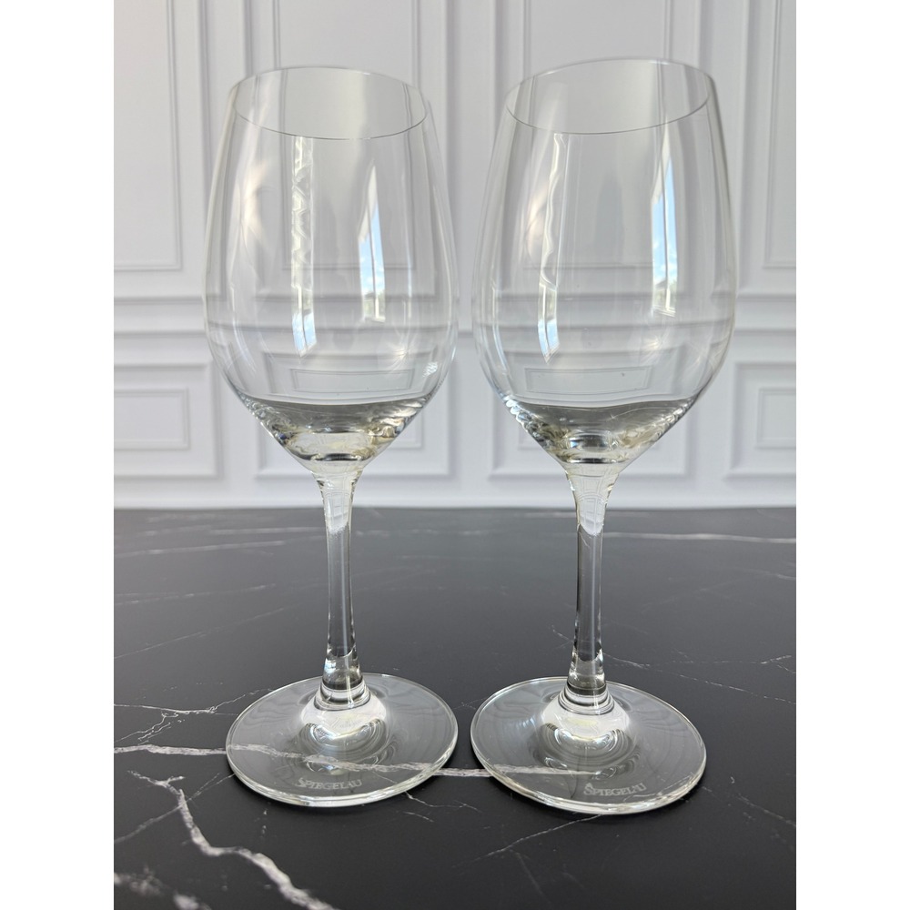 Pair (2) of Speigelau Vino Grande Wine Glasses 8 1/4" Tall